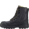 CAT Striver XL 8" Waterproof Safety Boots Black S7 Side Zip