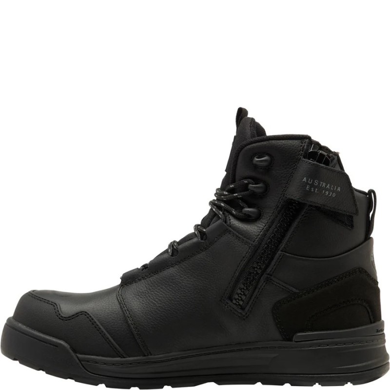 Hard Yakka 3056 S7S Black Waterproof Safety Boots Metal Free