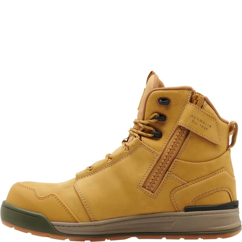 Hard Yakka 3056 S7S Wheat Waterproof Safety Boots Metal Free