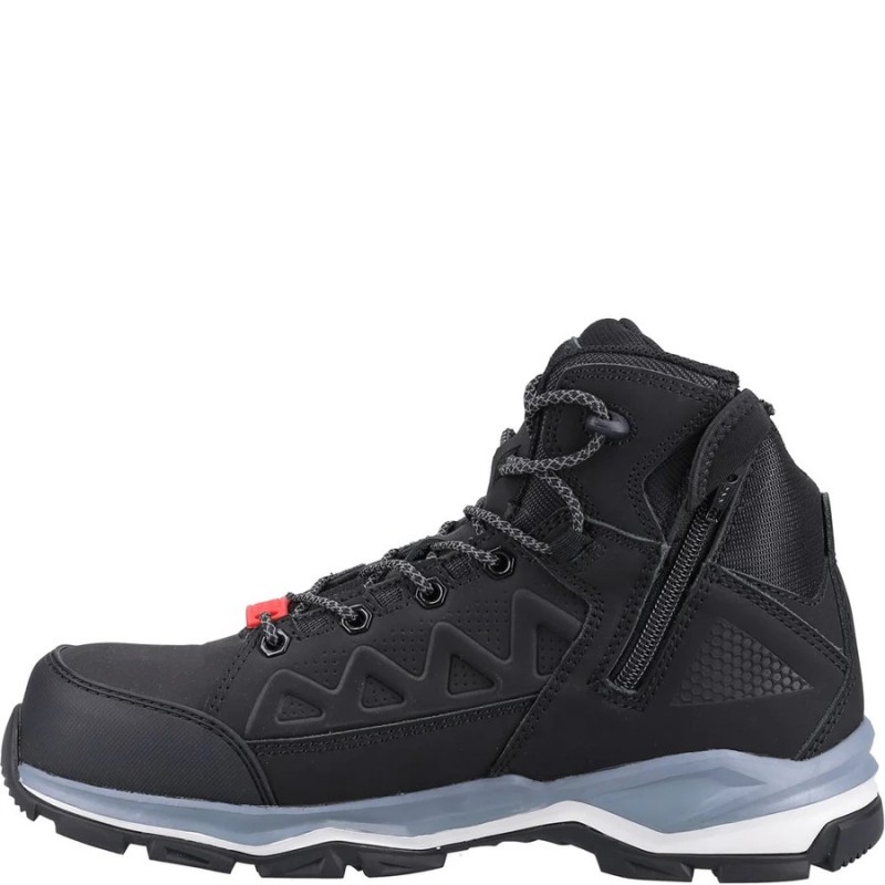 Hard Yakka Atomic PR Hybrid Side Zip Black Safety Boots Metal Free