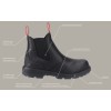 Hunter Breeze Women's Safety Dealer Boots Brown S3S