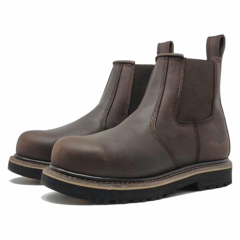 Amblers AS231 Skipton Brown Safety Dealer Boots
