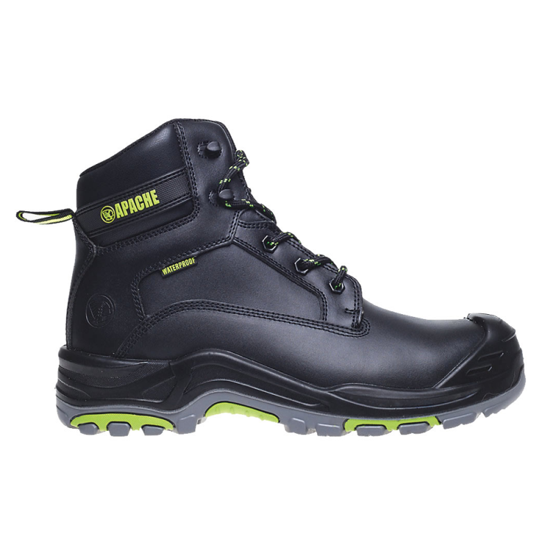 Apache Dakota Black Waterproof Safety Boots