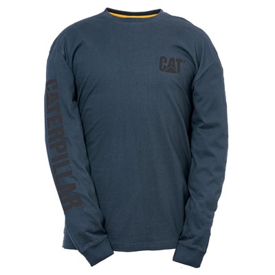 CAT 1510034 Trademark Banner LS T-Shirt