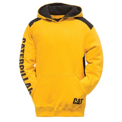 CAT C1910802 Logo Panel Hooded Sweatshirt