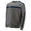 CAT Icon Stripe Crew Neck Sweatshirt Grey