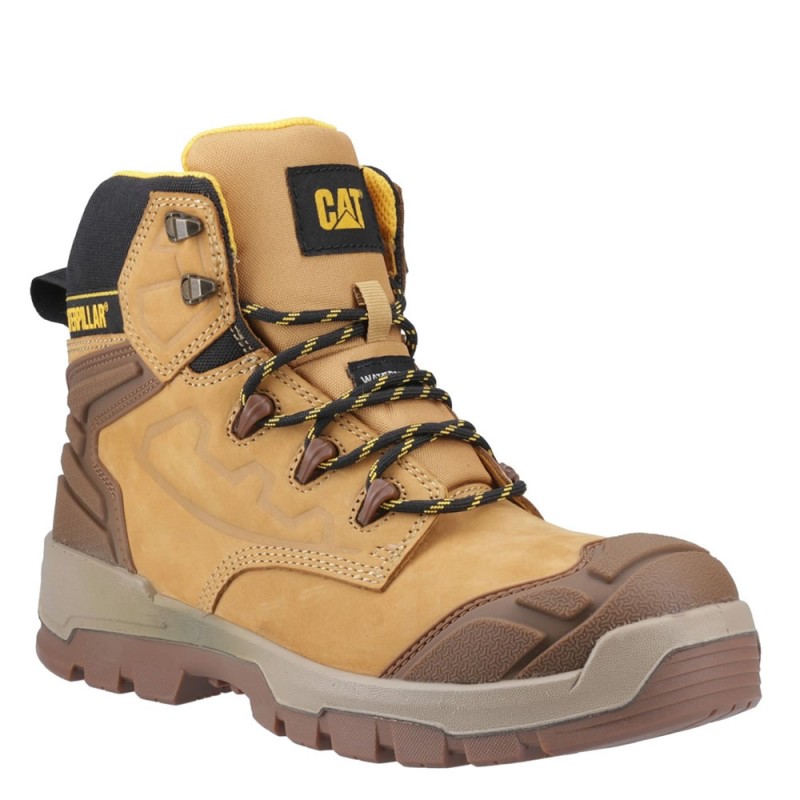 CAT Striver XL 6" Waterproof Safety Boots Honey S7