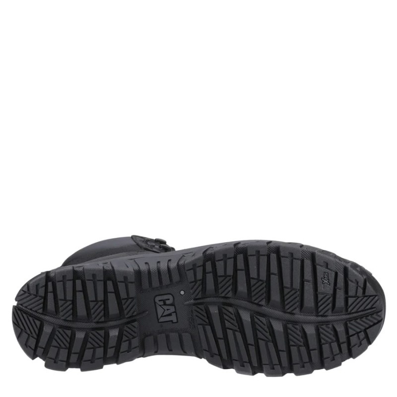 CAT Threshold Waterproof Safety Boots Black Metal Free