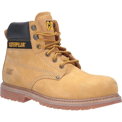 CAT Powerplant Safety Boots Steel Toe Caps Honey S3