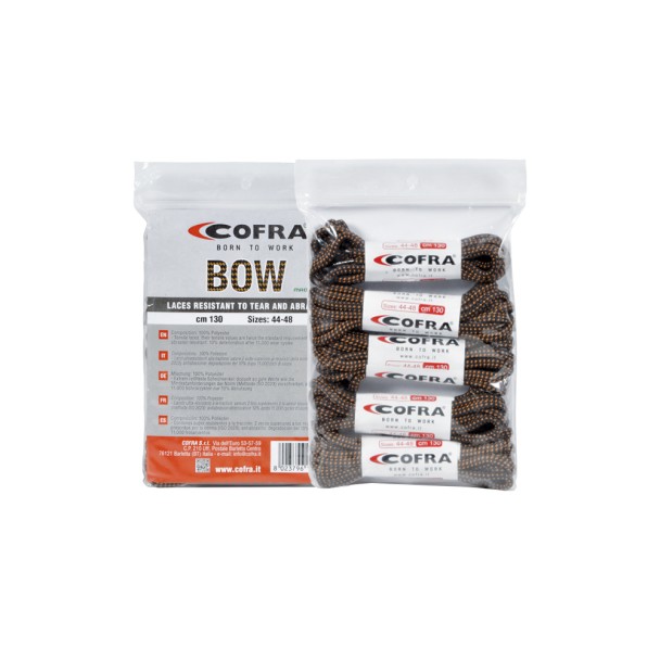 Cofra Bow Black/Brown Laces