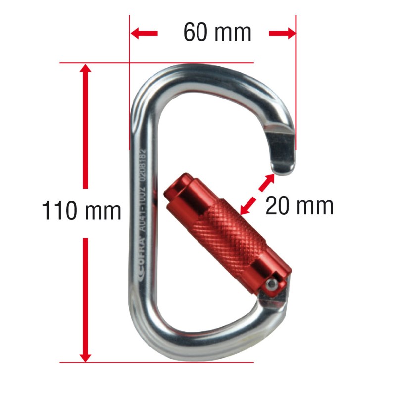 Cofra Sharked 3T Carabina - Connector EN362 85G