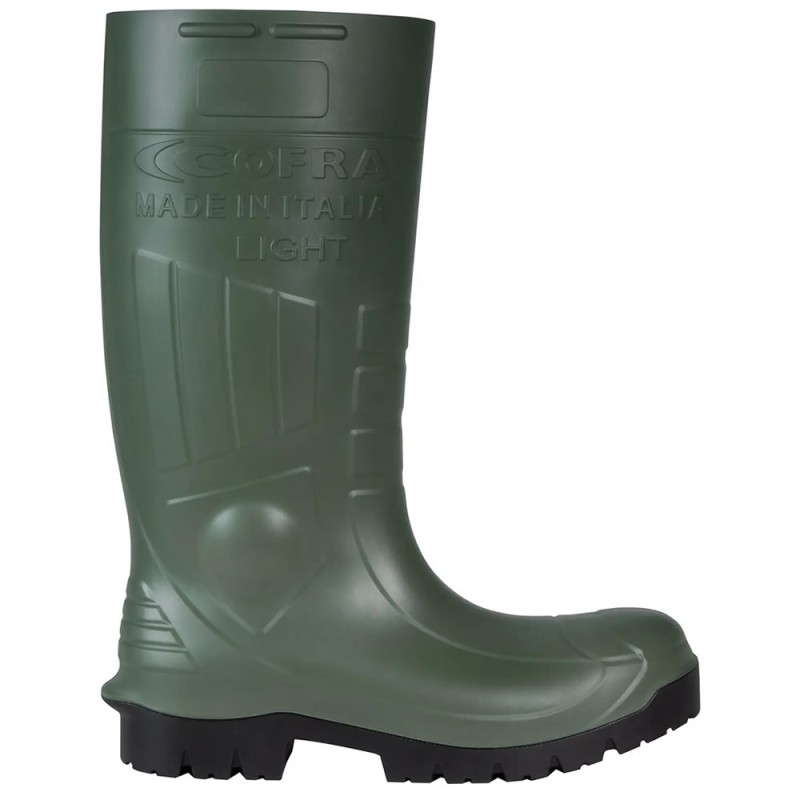 Cofra Light Dark Green Safety Wellingtons Metal Free