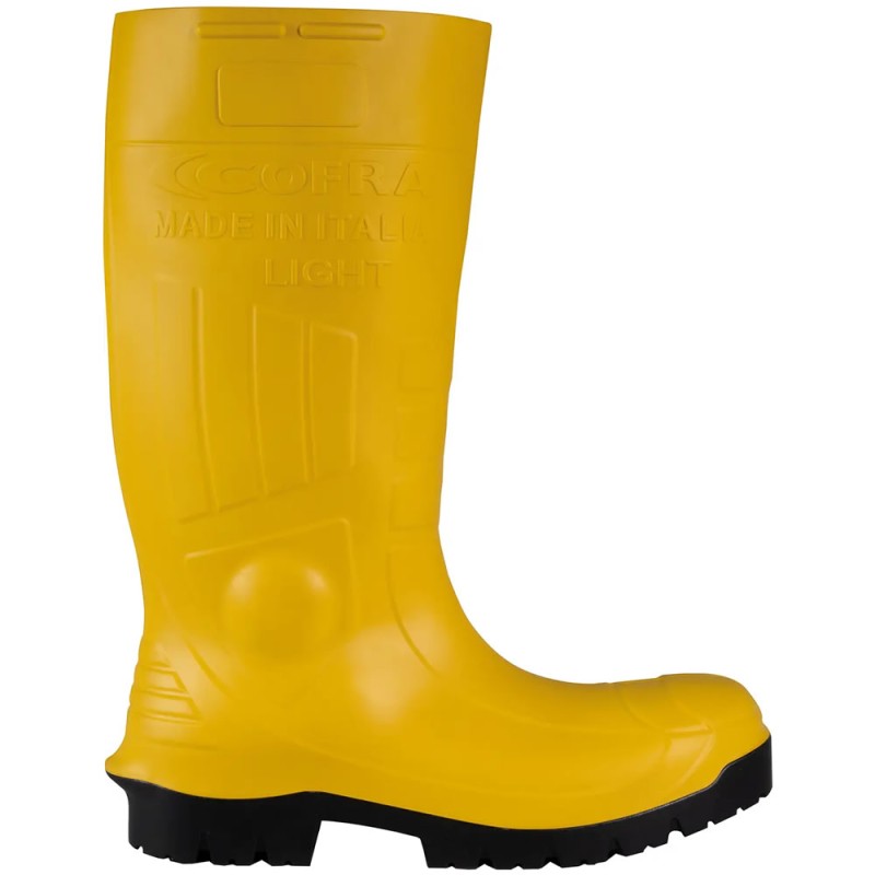Cofra Light Yellow Safety Wellingtons Metal Free