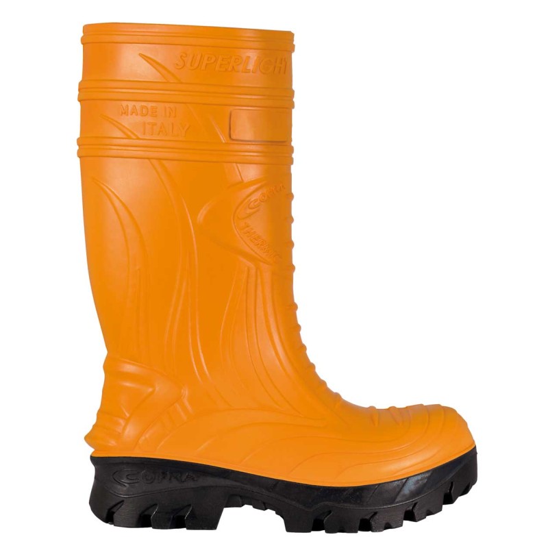 Cofra Thermic Orange Safety Wellingtons Metal Free