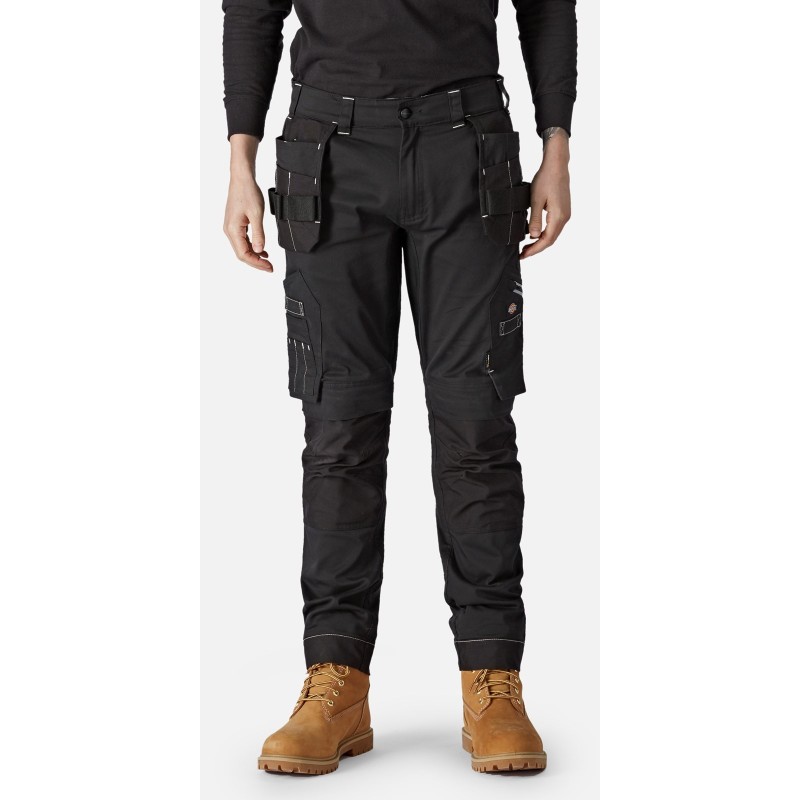 Dickies Black Holster Universal Flex Trousers