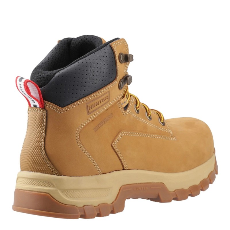 Hunter Lightning Waterproof Safety Boots Honey Metal Free S7S