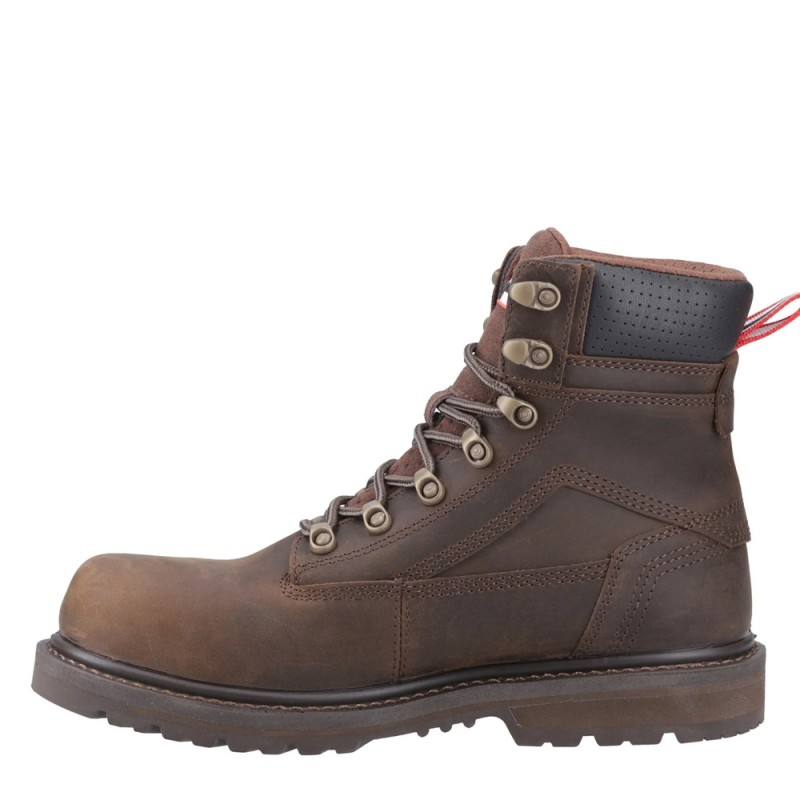 Hunter Tornado Waterproof Safety Boots Brown S7S