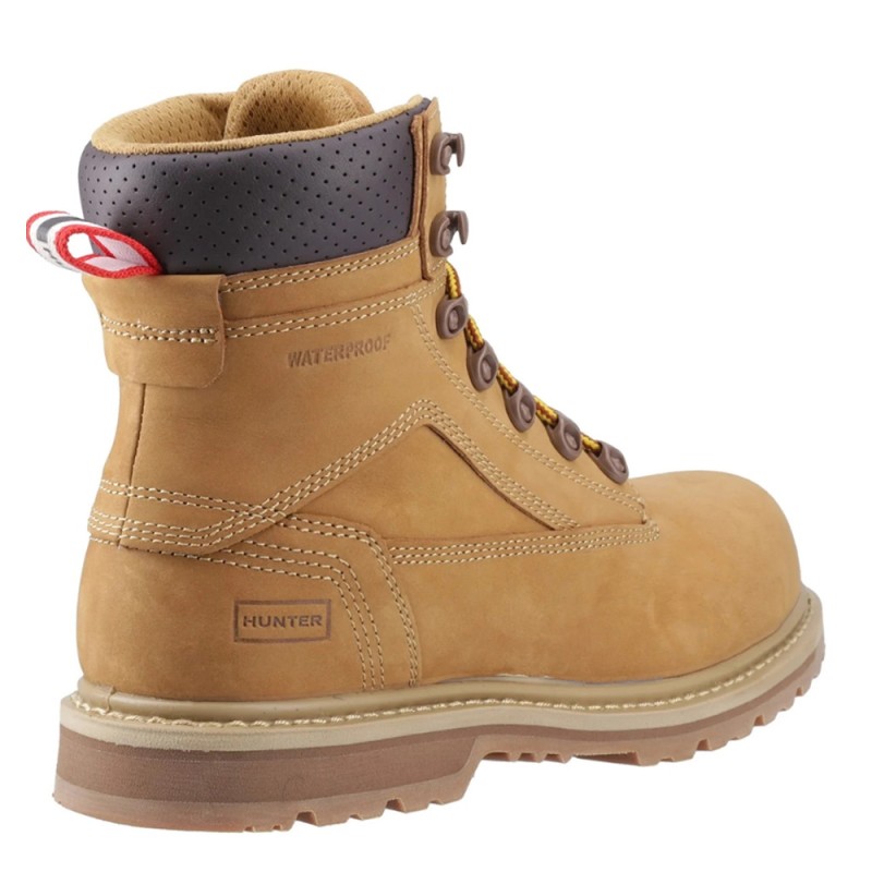 Hunter Tornado Waterproof Safety Boots Honey S7S