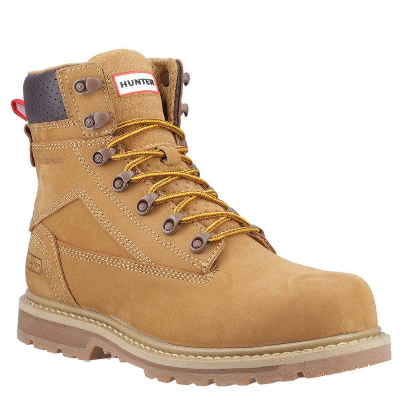 Hunter Tornado Waterproof Safety Boots Honey S7S