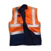 Standsafe HV037 Hi Vis 2 Tone Reversible Fleece Bodywarmer