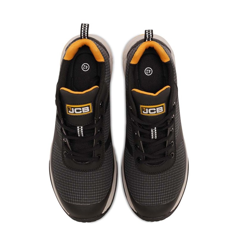JCB Spark Black Safety Trainers Size 11 Only Last One