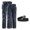 Snickers 3214 Deal 1 2 x 3214 Trousers Plus A Belt