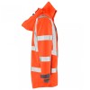 Leo Workwear Eastleigh Class 3 Orange Hi-Vis Breathable Anorak