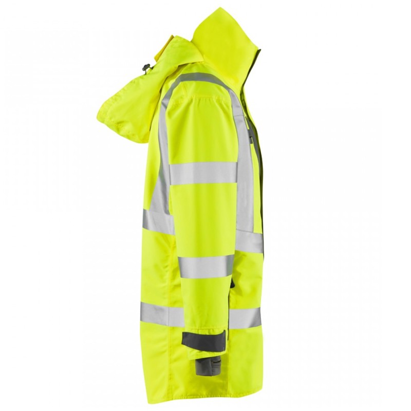 Leo Workwear Eastleigh Class 3 Yellow Hi-Vis Breathable Anorak