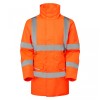 Leo Workwear Cheristow Class 3 Women's Orange Hi-Vis Anorak