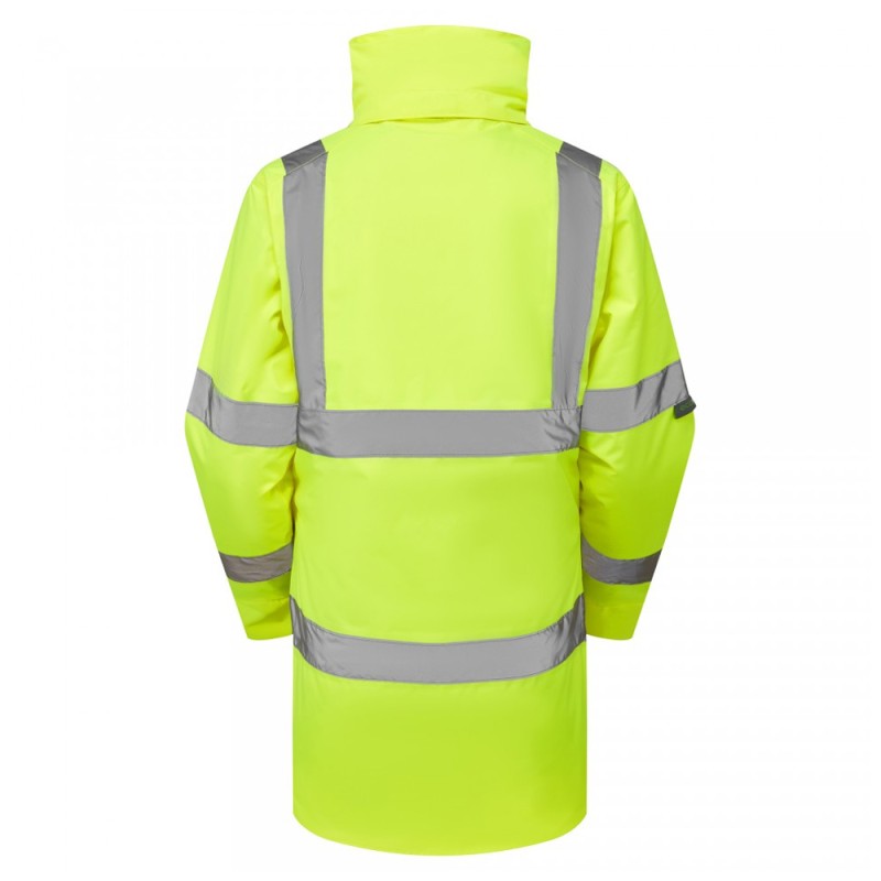 Leo Workwear Cheristow Class 3 Women's Yellow Hi-Vis Anorak
