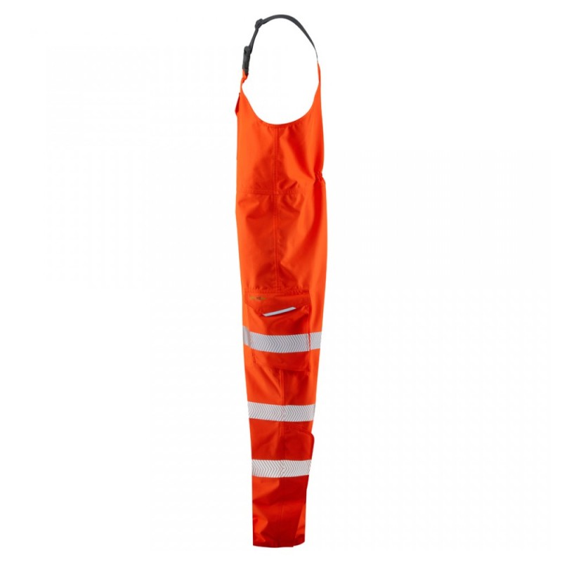 Leo Workwear Northam Class 2 Orange Bib & Brace
