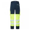 Leo Workwear Winswell Women's Stretch Cargo Trousers Hi-Vis Yellow / Navy