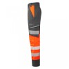 Leo Workwear Winsford Hi-Vis Orange / Grey Stretch Cargo Trousers