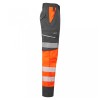 Leo Workwear Winsford Hi-Vis Orange / Grey Stretch Cargo Trousers