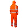 Leo Workwear Watertown Class 3 Hi-Vis Orange Stretch Coverall