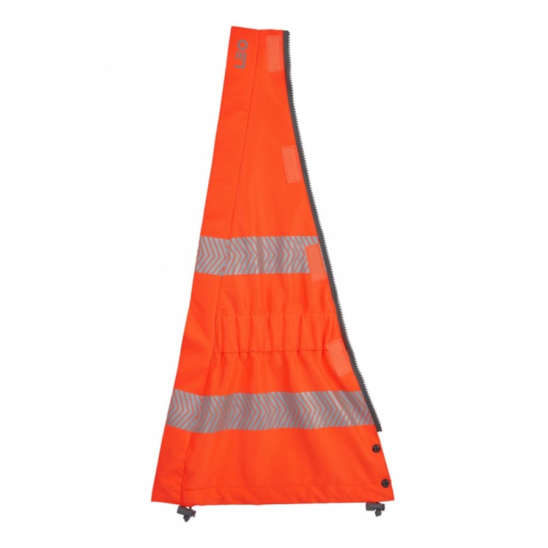 Leo Workwear Rosemoor Class 3 Hi-Vis Orange Jacket with Expander