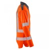 Leo Workwear Georgeham Class 3 Hi-Vis Orange Long-Sleeved Polo Shirt