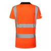 Leo Workwear Lana Class 2 Hi-Vis Orange Women's Polo Shirt