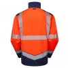 Leo Workwear Bowden Class 2 Hi-Vis Orange Softshell Jacket