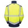 Leo Workwear Bowden Class 2 Hi-Vis Yellow Softshell Jacket