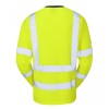 Leo Workwear Riverton Class 3 Hi-Vis Yellow Long-Sleeve T-Shirt