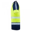 Leo Workwear Forda Class 1 Hi-Vis Yellow / Navy T-Shirt