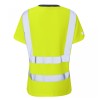 Leo Workwear Belstone Class 2 Hi-Vis Yellow Women's T-Shirt