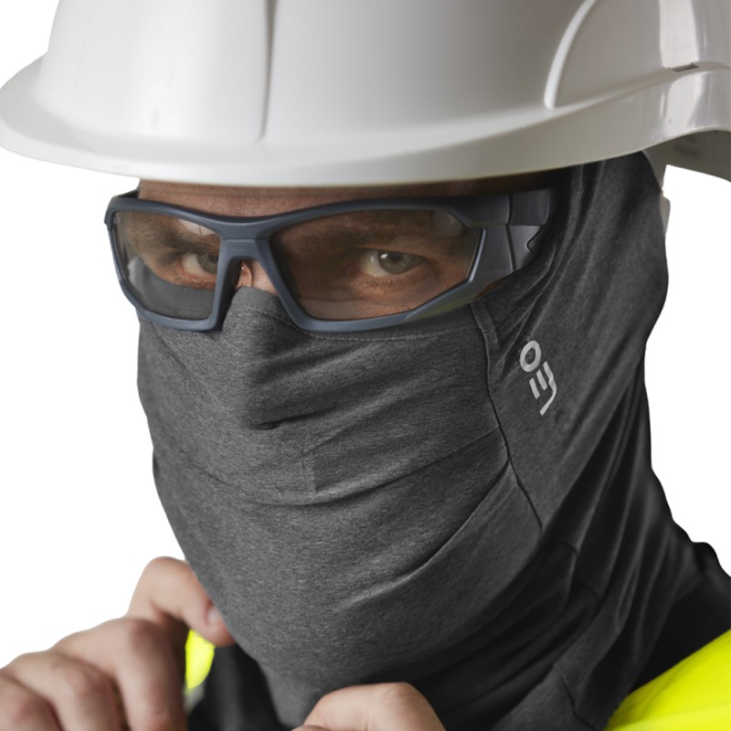 Leo HeiQ Viroblock® Recycled 3-Layer Snood Grey