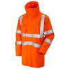 Leo Workwear Clovelly Orange Hi Vis Anorak