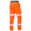 Leo Workwear Hawkridge Orange Hi Vis Jogging Trouser