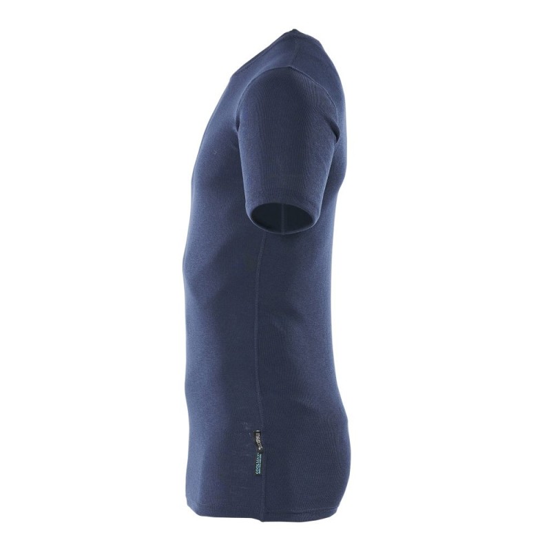 Mascot Crossover Kalix Functional Under Shirt Short-sleeved Navy