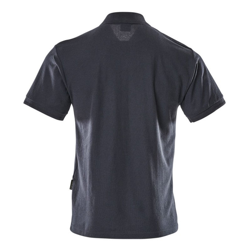Mascot Crossover Borneo Polo Shirt With Chest Pocket - Navy