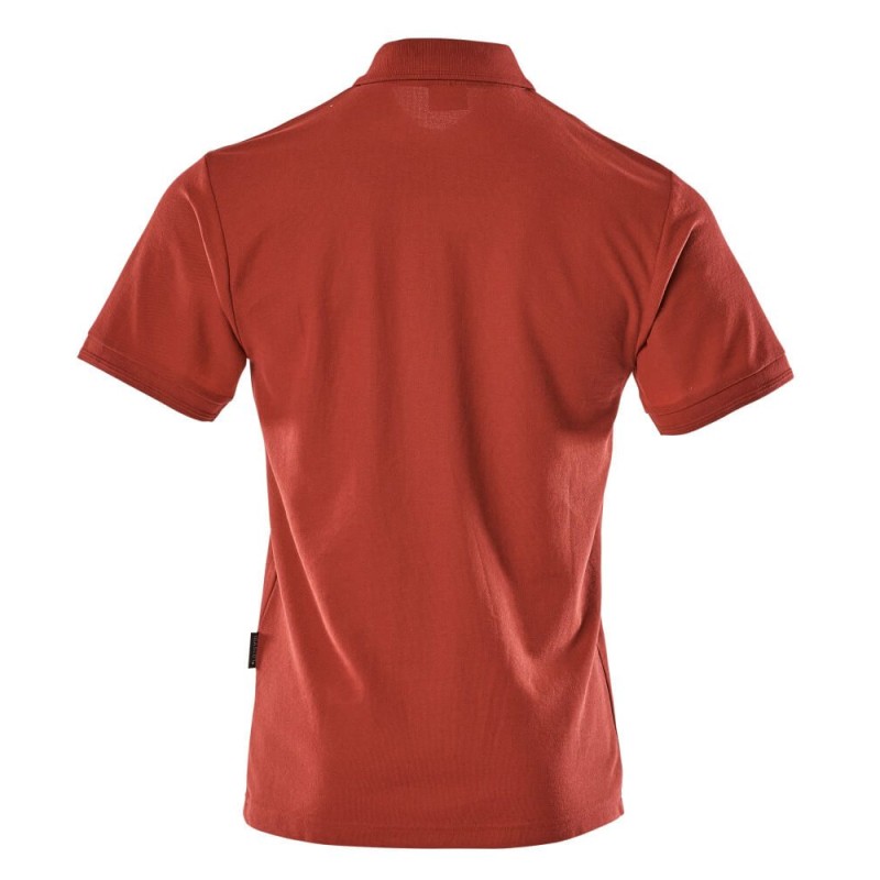 Mascot Crossover Borneo Polo Shirt With Chest Pocket Red