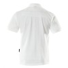 Mascot Crossover Borneo Polo Shirt With Chest Pocket - White